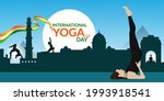 international yoga day... | Shutterstock .eps vector #1993918541
