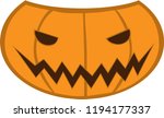 the pumpkin sign in the... | Shutterstock .eps vector #1194177337