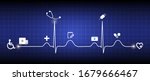 medical healthcare timeline... | Shutterstock .eps vector #1679666467