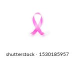pink ribbon white background... | Shutterstock . vector #1530185957