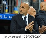 Small photo of Leverkusen, Germany - November 20, 2023: Italian manager Luciano Spalletti applauses during the UEFA EURO 2024 Qualifying game Ukraine v Italy at BayArena stadium in Leverkusen, Germany