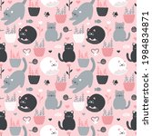 Cute Seamless Vector Background ...