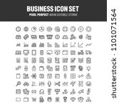 a set of 100 business related... | Shutterstock .eps vector #1101071564