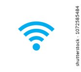 vector wifi or wireless network ... | Shutterstock .eps vector #1072585484