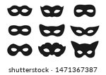 black mask vector icon... | Shutterstock .eps vector #1471367387