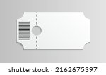 blank ticket with barcode... | Shutterstock .eps vector #2162675397