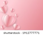 decorative heart shaped figure... | Shutterstock . vector #1912777771
