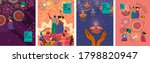 happy diwali. indian festival... | Shutterstock .eps vector #1798820947