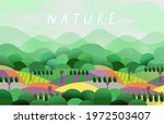 Nature And Landscape. Vector...
