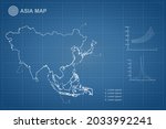 asia continent map   world map... | Shutterstock .eps vector #2033992241
