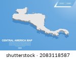 central america map   world map ... | Shutterstock .eps vector #2083118587