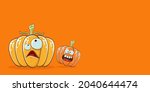 funky halloween or thanksgiving ... | Shutterstock .eps vector #2040644474