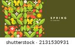 spring. nature. garden. simple... | Shutterstock .eps vector #2131530931