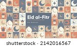 eid al fitr. feast of breaking... | Shutterstock .eps vector #2142016567