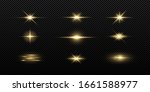 light star gold png. light sun... | Shutterstock .eps vector #1661588977