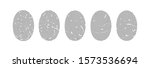 set of fingerprint or... | Shutterstock .eps vector #1573536694