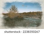Wetley Moor. Digital Watercolor ...