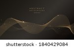 abstract background. golden... | Shutterstock .eps vector #1840429084