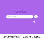 search bar design element.... | Shutterstock .eps vector #2107505351