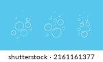 underwater sparkling oxygen... | Shutterstock .eps vector #2161161377