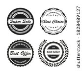 retro vintage badges and labels | Shutterstock .eps vector #1828489127