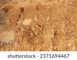 Small photo of An ancient religious painting defaced by vandals inside the late tenth-century Centinian Chrestian temple.