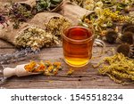 Tea With Honey. Herbal Harvest...
