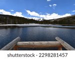 Small photo of Sprague Lake and the mountains of the Continental Divide - Rocky Mountain National Park, Colorado, USA