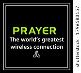 prayer the world's greatest... | Shutterstock . vector #1796583157