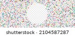 multicolored polka background... | Shutterstock .eps vector #2104587287