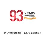 93 years anniversary template... | Shutterstock .eps vector #1278185584