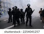 Riot Police Clashed With...