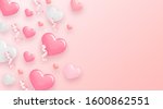 3d rendering of pink and white... | Shutterstock . vector #1600862551