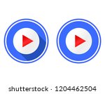 play round flat icon  user... | Shutterstock .eps vector #1204462504