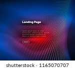 neon glowing background for... | Shutterstock .eps vector #1165070707