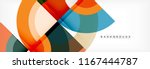 vector circular abstract... | Shutterstock .eps vector #1167444787
