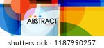 vector fantastic circle modern... | Shutterstock .eps vector #1187990257