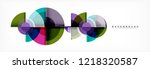vector fantastic circle modern... | Shutterstock .eps vector #1218320587