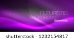 neon glowing lines  magic... | Shutterstock .eps vector #1232154817