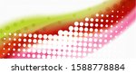 trendy abstract wave blur... | Shutterstock .eps vector #1588778884