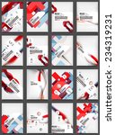 set of flyer templates ... | Shutterstock .eps vector #234319231