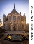 Small photo of Kutna Hora town began in 1142 with the settlement of Sedlec Abbey, the first Cistercian monastery in Bohemia, Sedlec Monastery, brought from the Imperial immediate Cistercian Waldsassen Abbey. By 1260