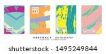 abstract universal grunge art... | Shutterstock .eps vector #1495249844