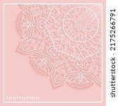 lace invitation card template... | Shutterstock .eps vector #2175266791