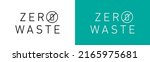 zero waste vector icon stamp... | Shutterstock .eps vector #2165975681