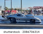 Small photo of Dec 04, 2021 - Bradenton, Florida, USA: 50th Annual Snowbird Outlaw Nationals presented by Motion Raceworks. $50,000 Pro Mod Shootout, Pro275, X275, Outlaw 632, Ultra Street, LDR. Drag racing cars.
