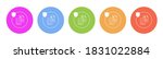 multi colored flat icons on... | Shutterstock .eps vector #1831022884