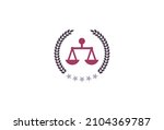 royal law scale logo symbol... | Shutterstock .eps vector #2104369787
