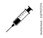 Syringe  Injection Icon Vector  ...