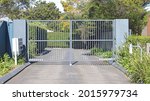 Small photo of Automatic swing open front gate